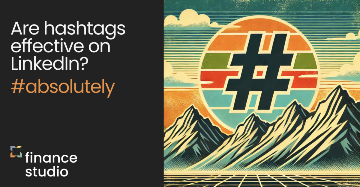 Hashtags effective on LinkedIn