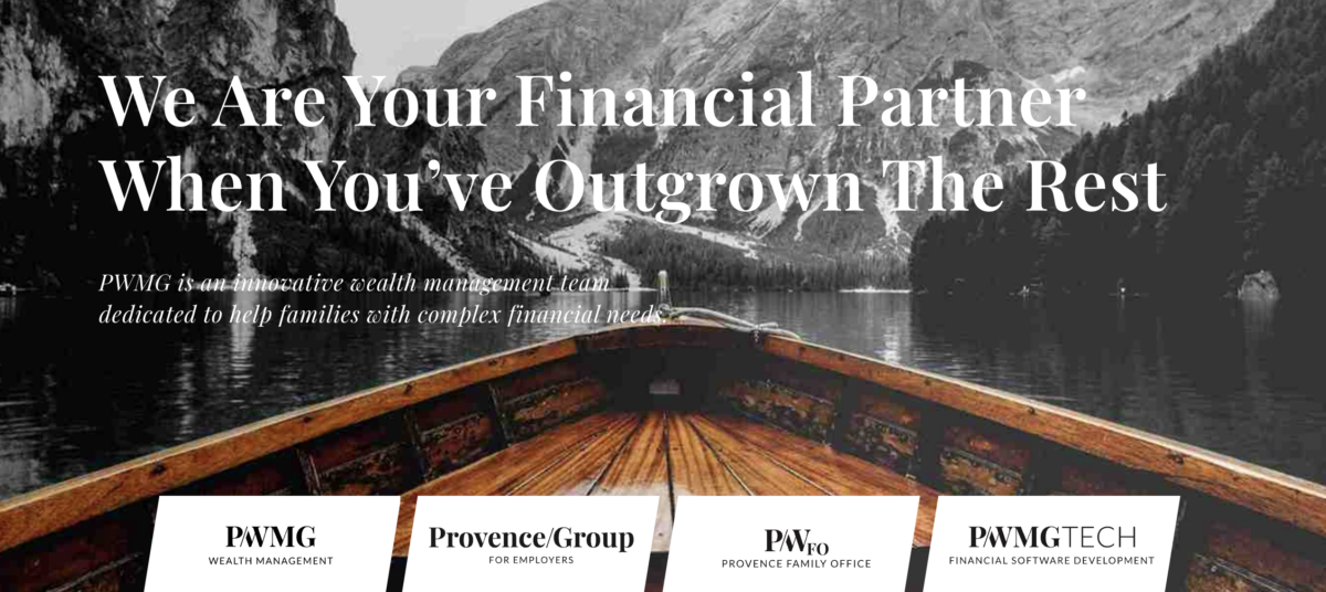 Screenshot of the website for Provence Wealth Management Group