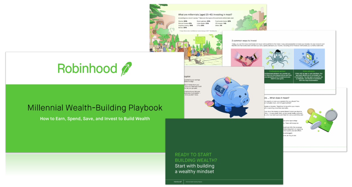 Branding materials for Robinhood