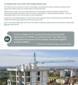 Connect Invest commercial real estate whitepaper sample