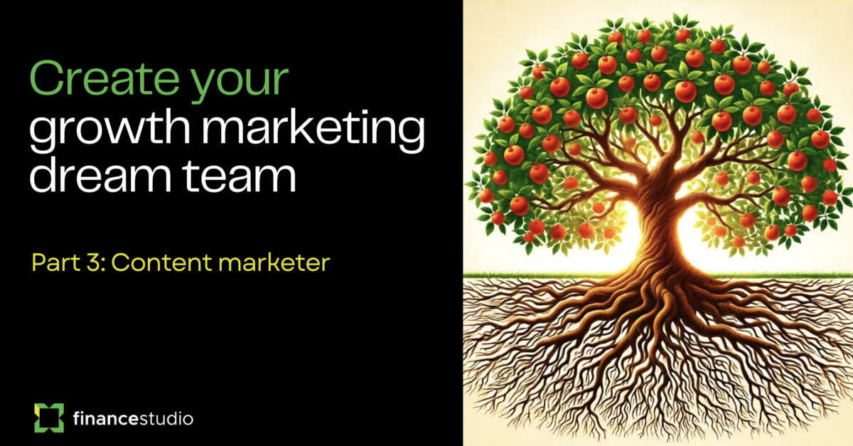 Growth marketing team content marketer part 3