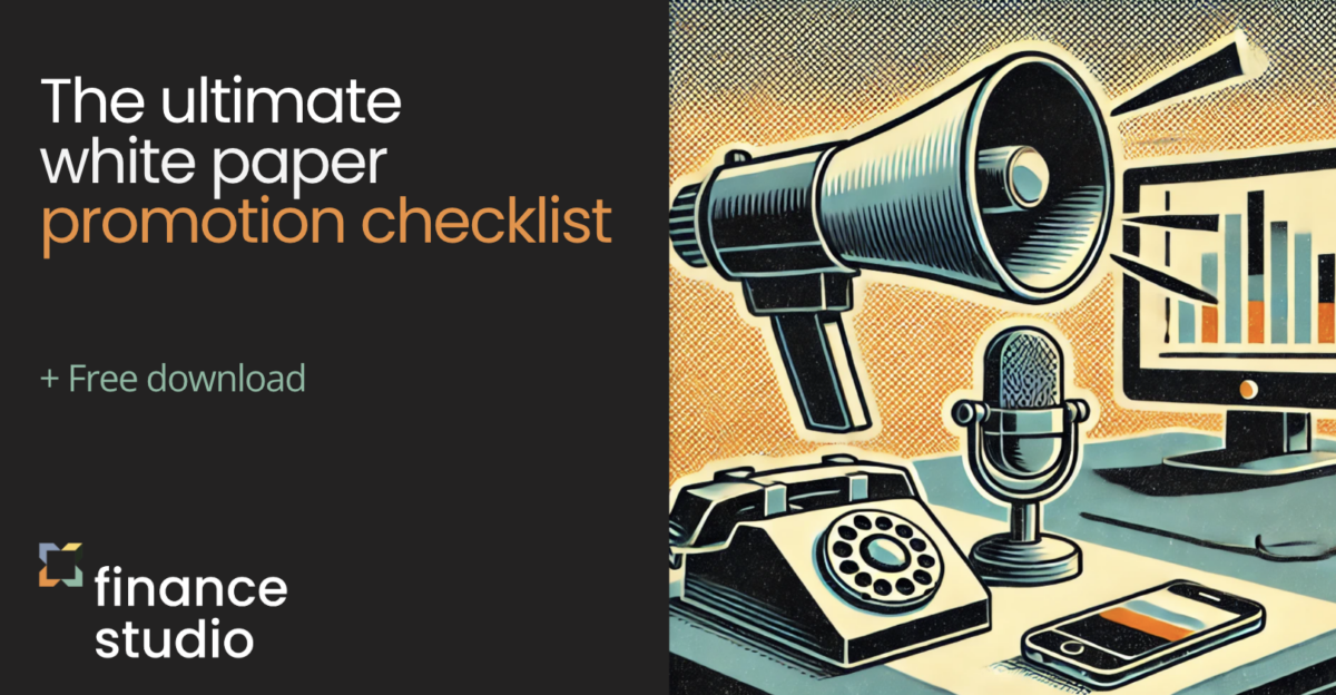 White paper promotion checklist